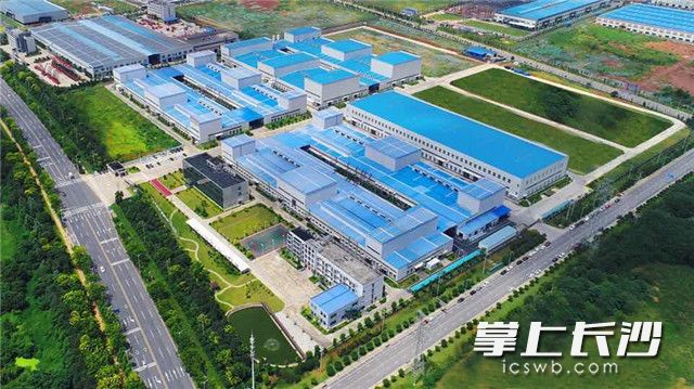 杉杉能源宁乡工厂的全景图。（资料图片）