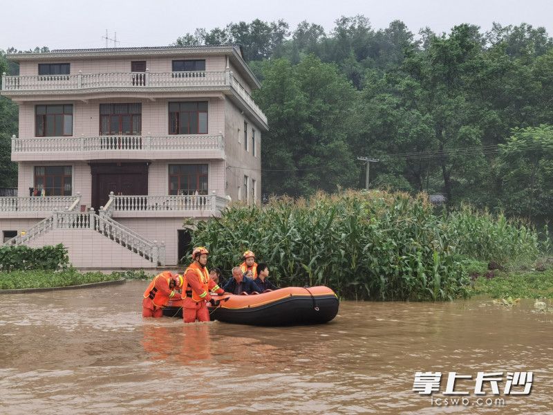4名村民被转移。长沙晚报通讯员 魏永柏 供图