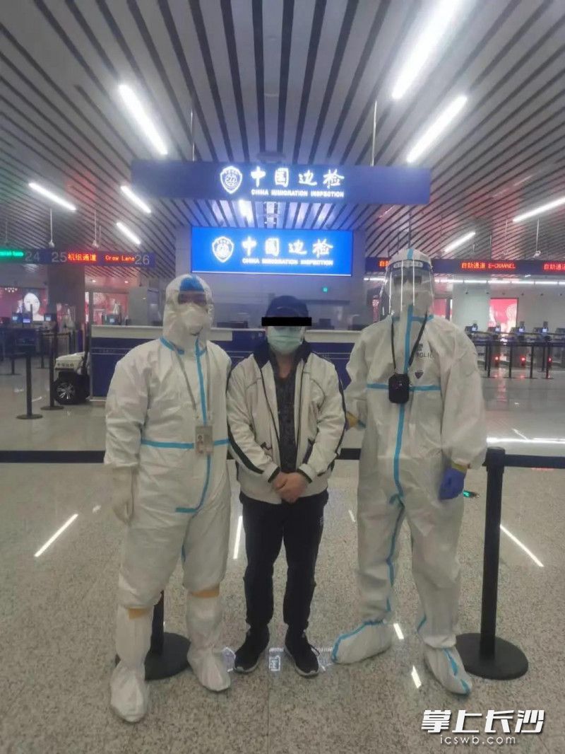 张某被湖南警方成功缉捕。湖南公安供图