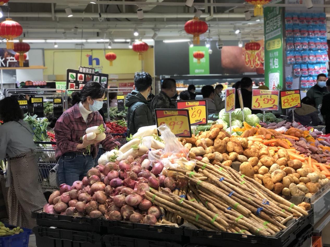 超市内备货充足。均为长沙晚报通讯员吴凡供图