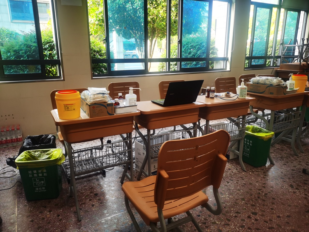 所需物品已做好准备。