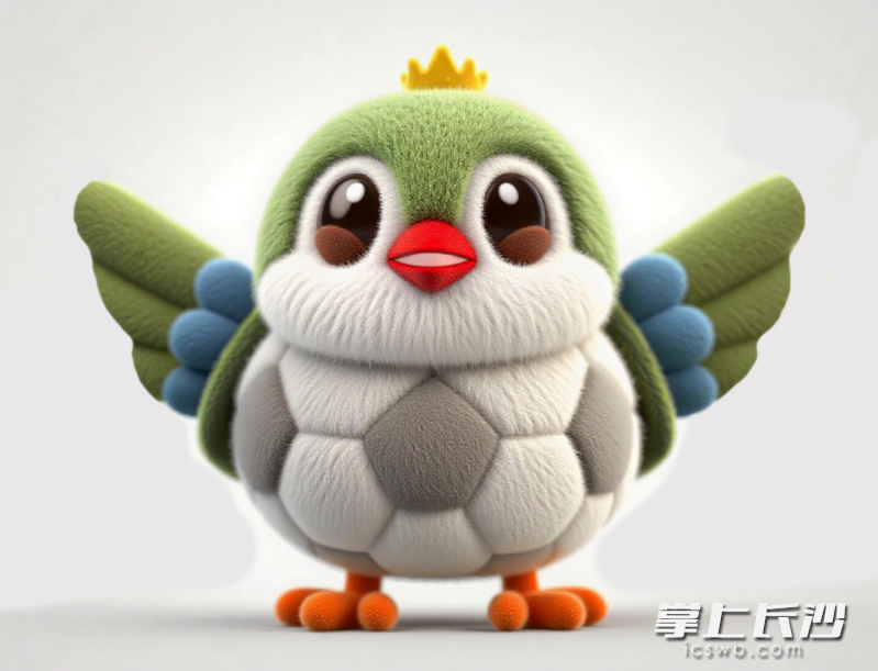 吉祥物“湘湘”。省足协供图