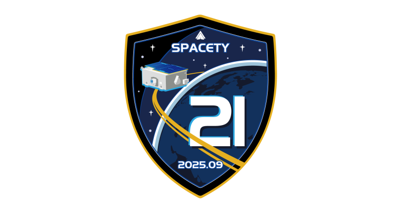 天仪研究院第21次太空任务徽章。