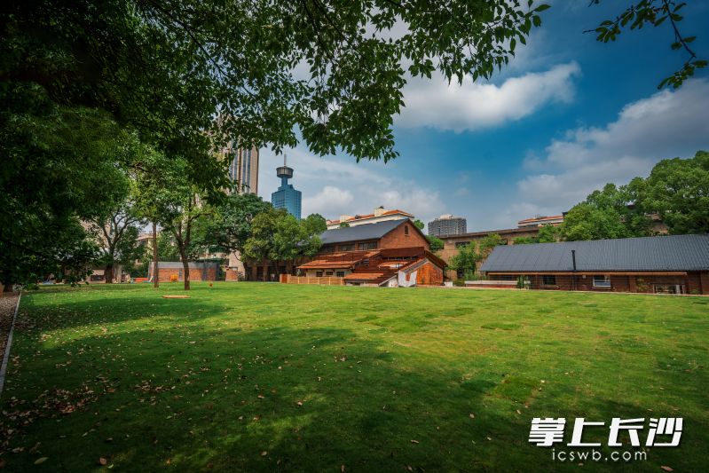 4000多平方米的大草坪给市民留下一片优质的户外活动空间。