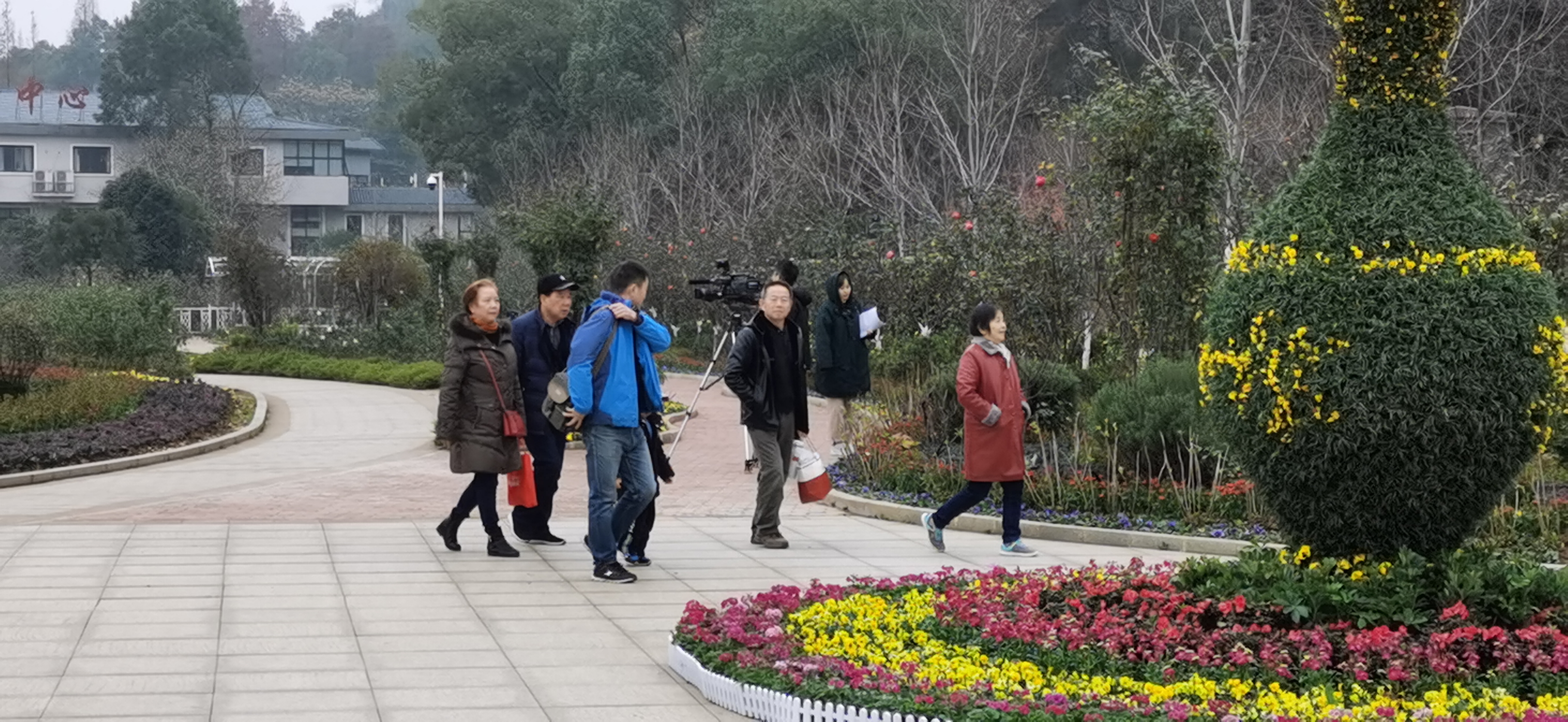 今日，市民免费进入省森林植物园游玩，好不惬意。均由长沙晚报全媒体记者周柏平摄