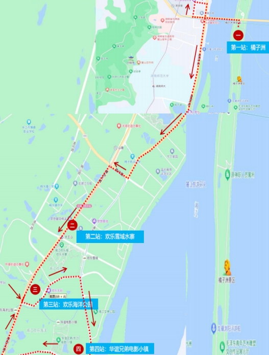 路线图。 均为景区供图