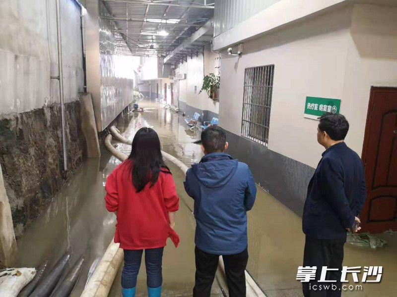 湖湘中医肿瘤医院排水现场。