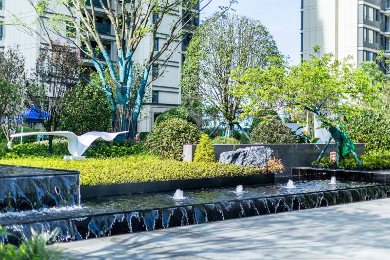 日前已开放的中冶·公园1957项目小区实景图