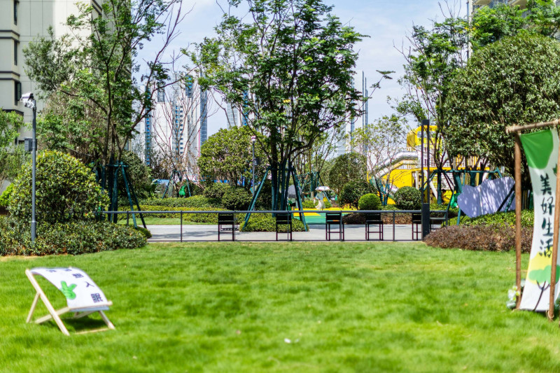 日前已开放的中冶·公园1957项目小区实景图。均为项目方提供