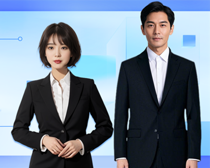 “湘小医”（左）、“湘小保”标准照。 均为湖南医保局官方小程序截图