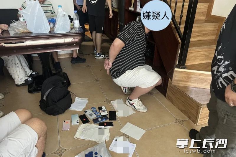 现场捣毁的电诈窝点。 均为通讯员供图