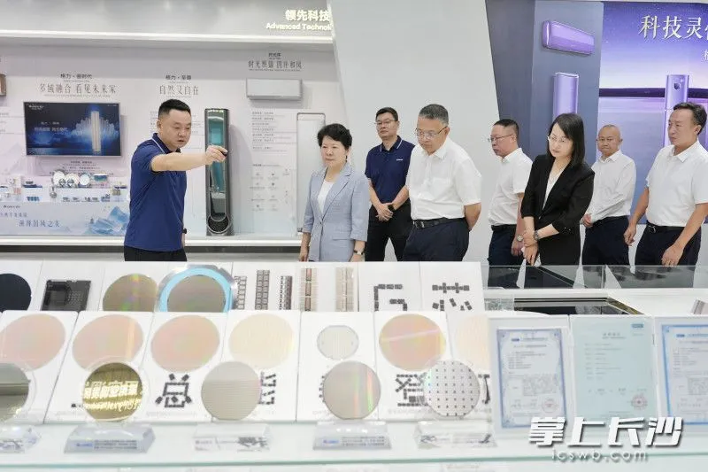 吴桂英在珠海格力电器股份有限公司考察交流。