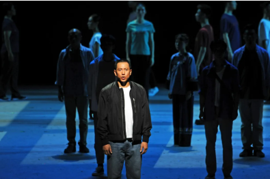 演员谷智鑫剧照。李健摄。