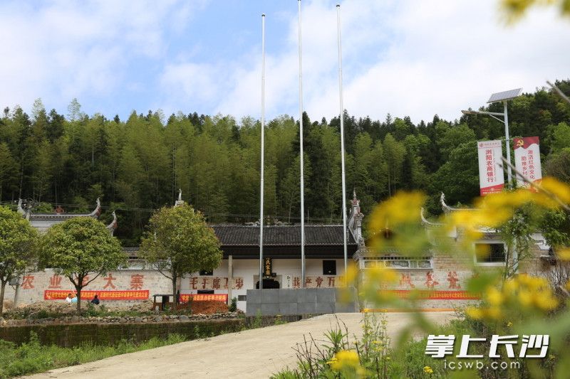 黄五美祠—红十六军临时军部旧址。长沙晚报全媒体记者 颜开云 摄