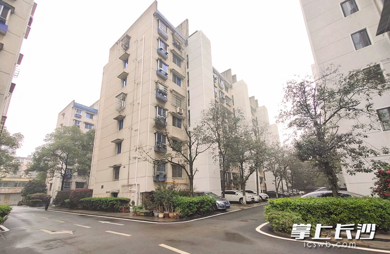 加装电梯后的欢度佳节小区。