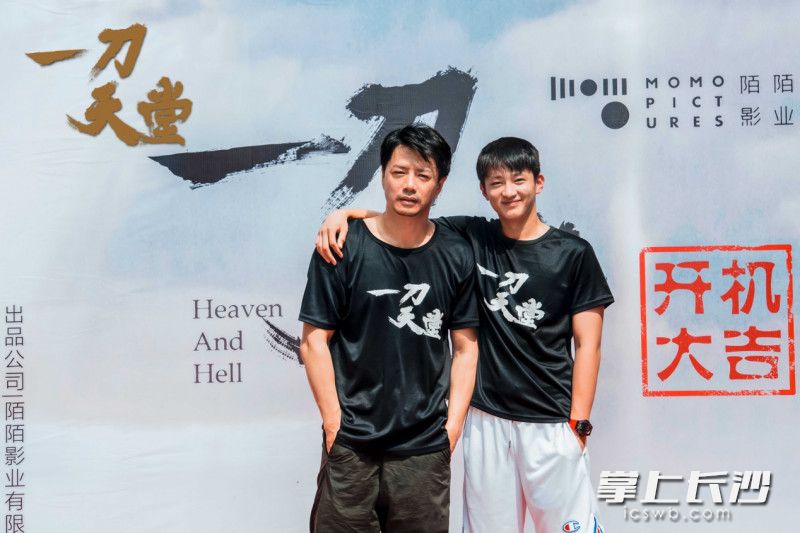 史彭元（右）与段奕宏。剧组供图