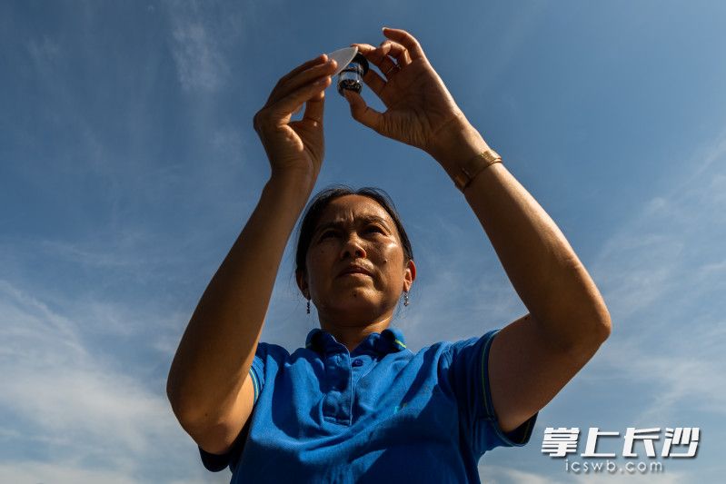 取样之后进行装瓶检测。