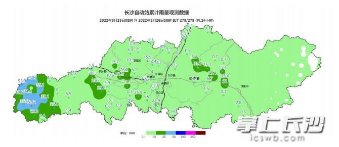 人工增雨作业影响下，全市普降雨水。