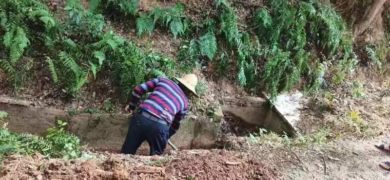 修复疏通沟渠。