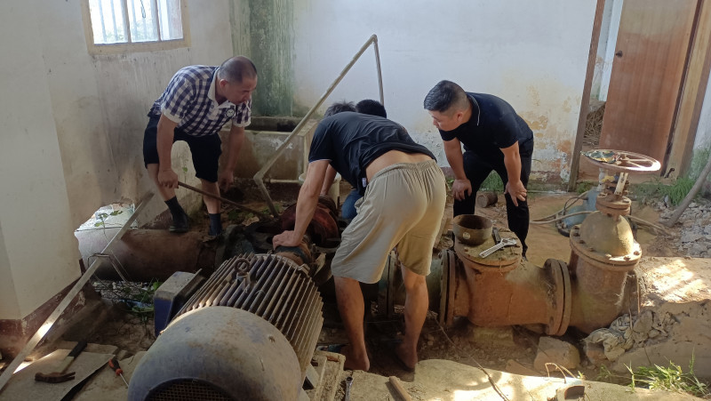 修复机台。均为受访者 供图