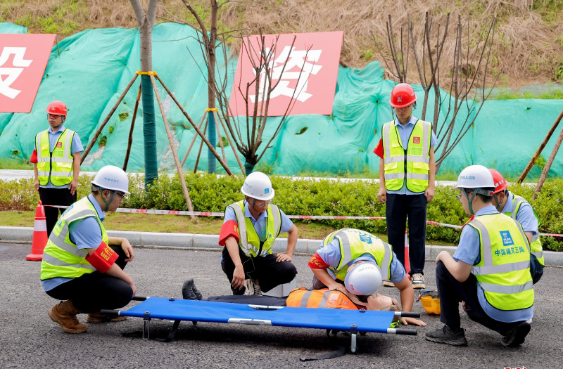 应急演练现场。