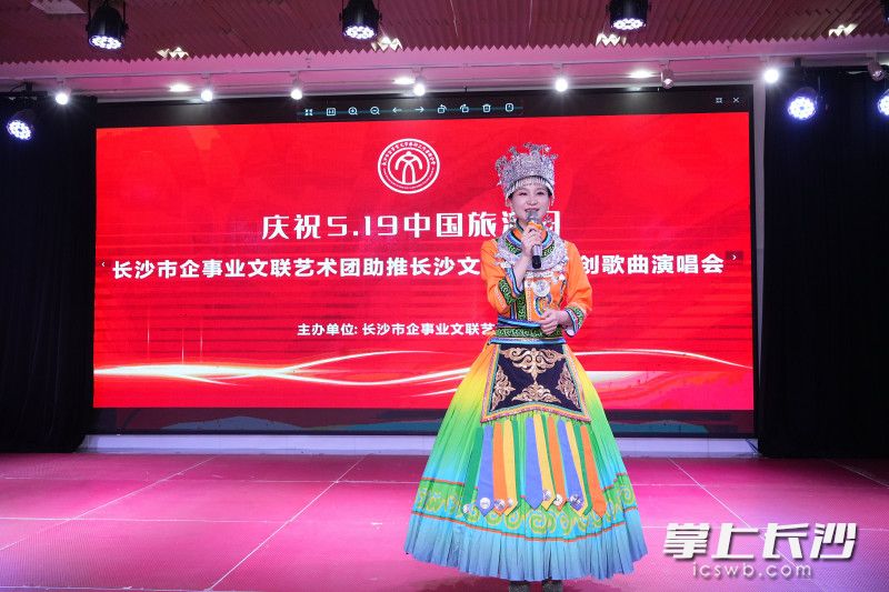 演唱会歌手表演。