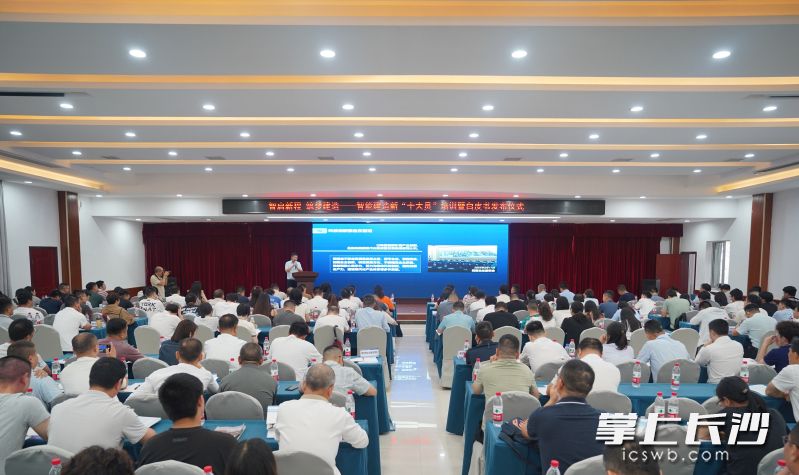 发布仪式现场。 长沙晚报全媒体记者 易亿 摄