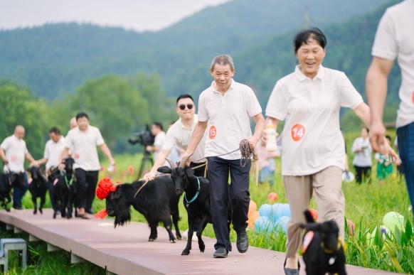首届浏阳市黑山羊文化节。