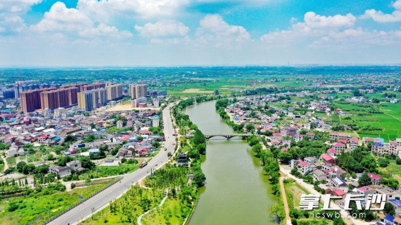 浏阳市永安镇上榜全国百强镇名单。通讯员 供图