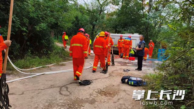 演练现场。 演练现场。