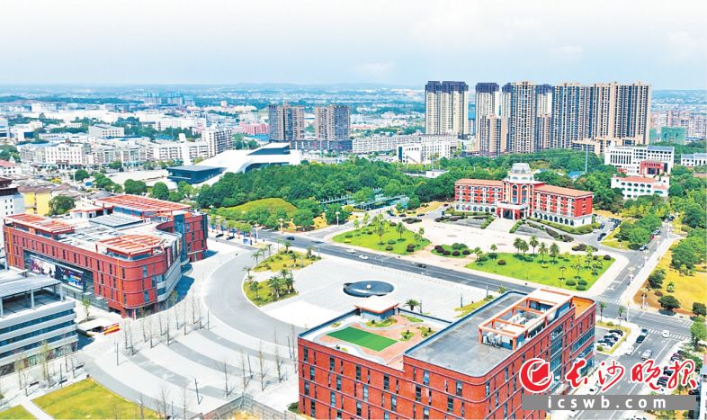 浏阳经开区鸟瞰图。均为 晏琼 供 浏阳经开区鸟瞰图。均为 晏琼 供