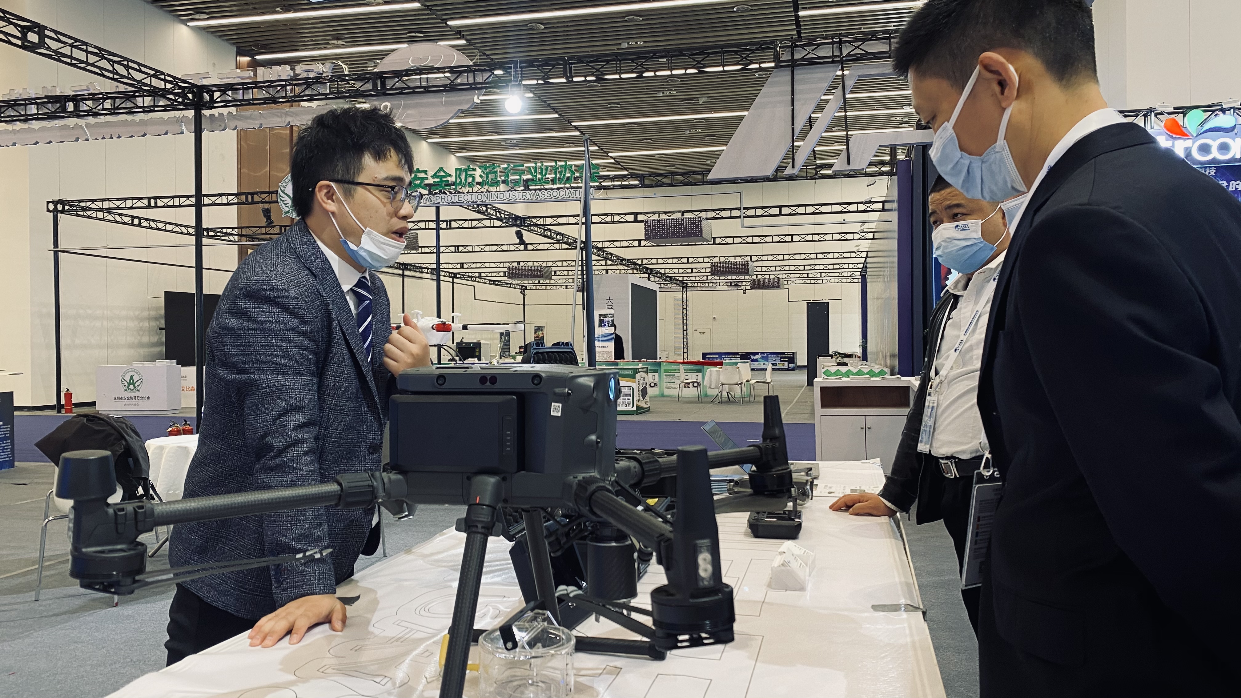 博览会展现了粮食安全、全球化安保、能源安全、信息安全、生态安全等领域最新的技术，颇具前瞻性和实用性。长沙晚报全媒体记者 周辉霞 摄