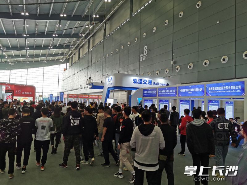 人才博览会现场。长沙晚报全媒体记者　周小华摄