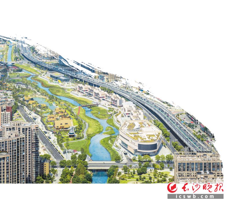 雨花区摒弃“资源比拼”思维，聚焦“场景再造”：将河道治理形成的12公里生态景观带，转化为可参与、可体验、可传播的文化消费空间。均为雨花区委宣传部 供图