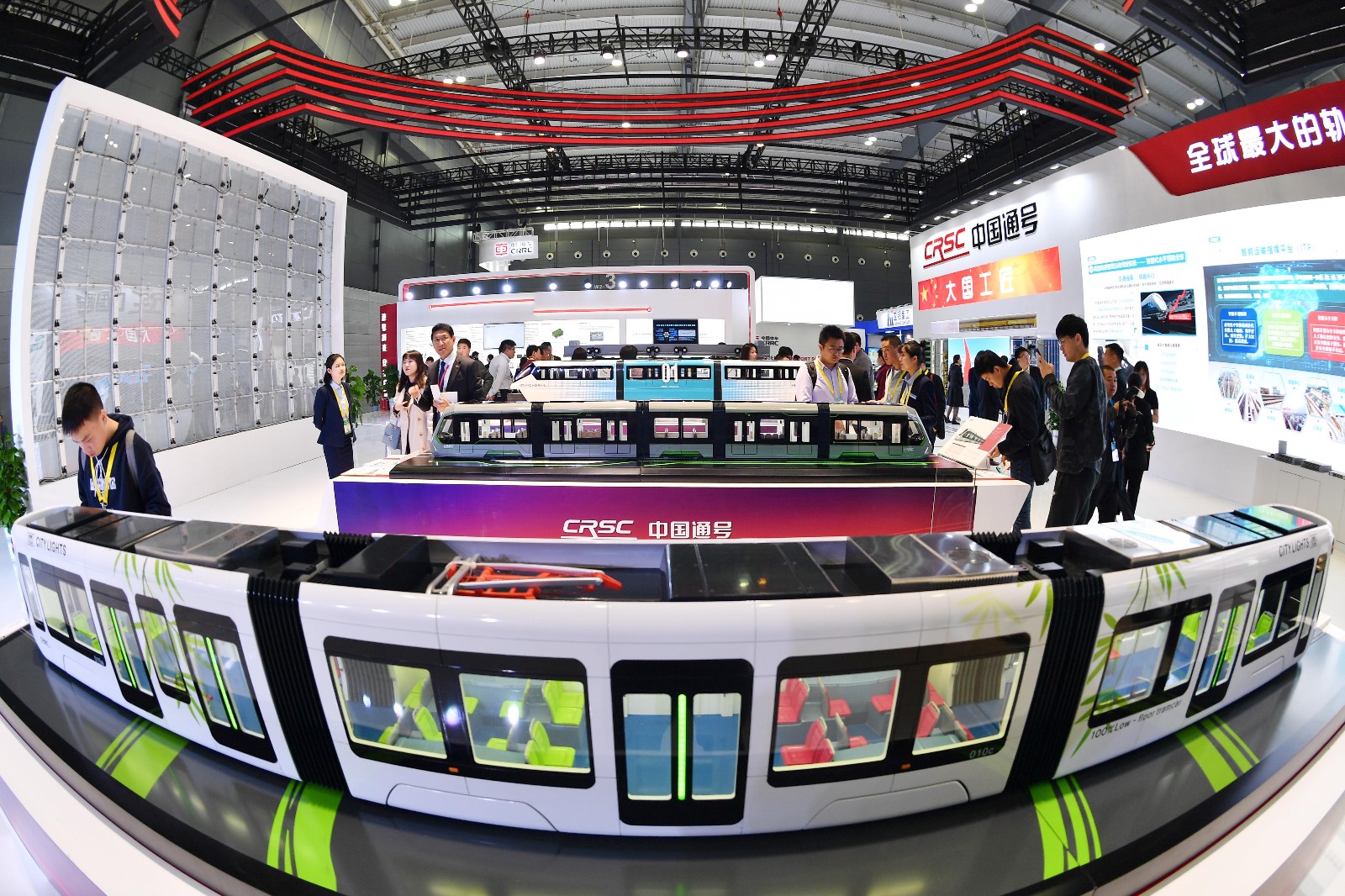 博览会展位一角。